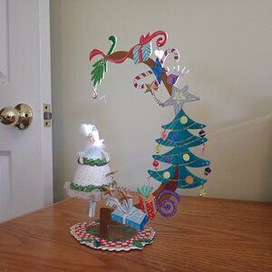 Karen Rossi Christmas Tree Stand / Floral Fairy Ornament Patience Brewster